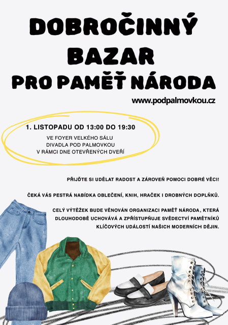 Dobročinný bazar pro Paměť národa