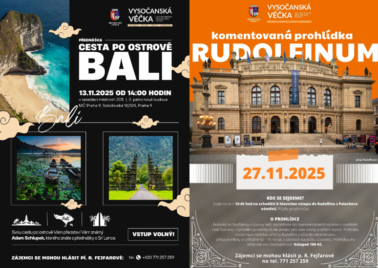 "V" - akce na listopad 2025