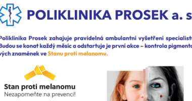 Poliklinika Prosek zahajuje pravidelná ambulantní vyšetření specialistů